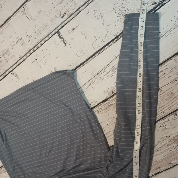 Columbia PFG Men's Heather Blue White Striped 1/4 Zip Long Sleeve Pullover M - Picture 7 of 9